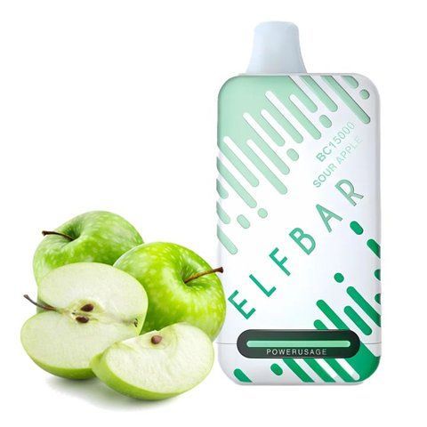 Elf Bar BC15000 Sour Apple (Кисле яблуко) 15000e113 фото