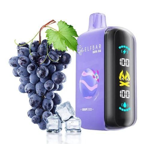 Elf Bar RAYA D3 25000 Grape Ice (Виноград з прохолодою) rayad3013a фото