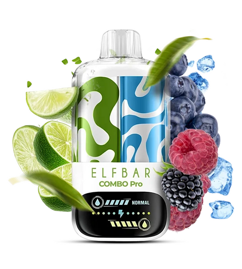 Elf Bar COMBO Pro 30000 Lime & Blue Razz (Лайм та Ягідний лимонад) combo30003 фото
