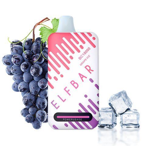 Elf Bar BC18000 Grape Ice (Виноград со льдом) 18000b100 фото