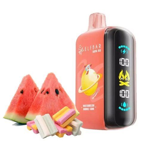 Elf Bar RAYA D3 25000 Watermelon Bubble Gum (Кавун Жуйка) rayad3003 фото