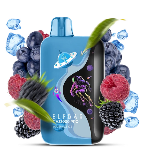 Elf Bar GH33000 PRO Blue Razz Ice (Ягідний лимонад з льодом) 33000109 фото