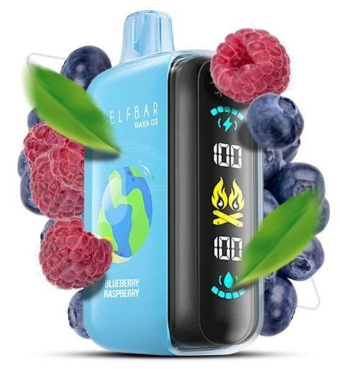 Elf Bar RAYA D3 25000 Blueberry Raspberry (Чорниця Малина) rayad3012 фото